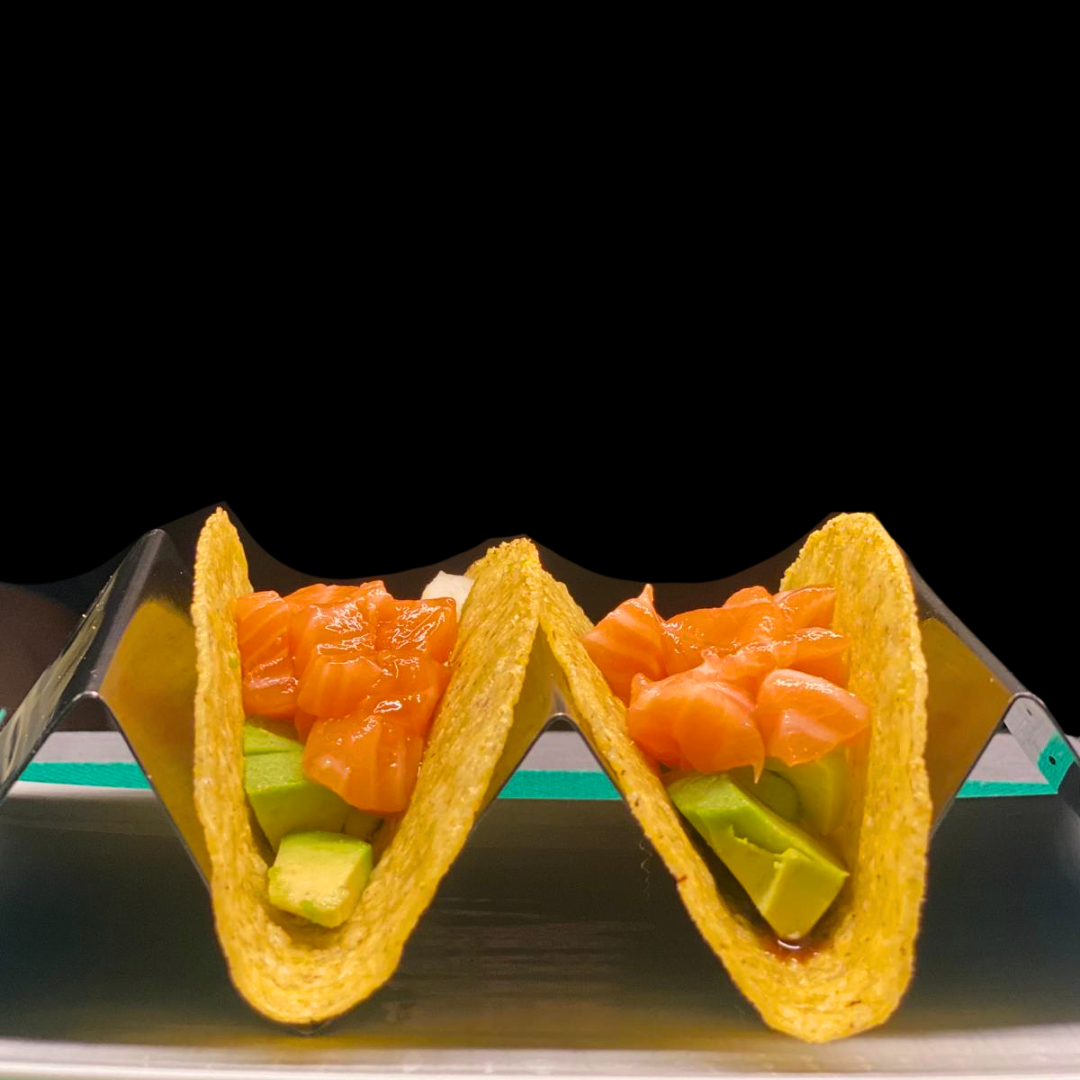 SALMON AND VEGETABLE TACOS 1 PCS